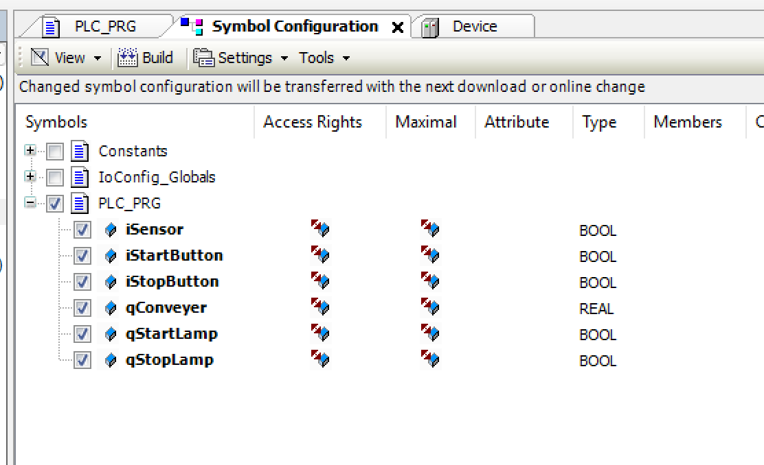 build-symbol-configuration